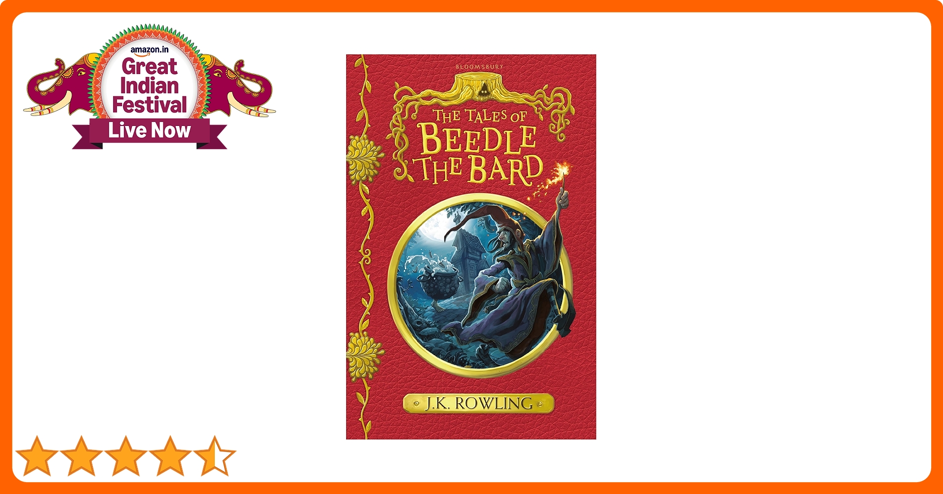The Tales of Beedle the Bard : Rowling, J.K.: Amazon.in: Books